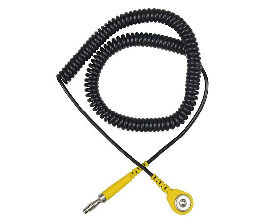 DESCO リストストラップ用カールコード 3m 2320R 1個 (ご注文単位1個)【直送品】