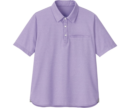カーシーカシマ HEARTGREEN 台襟つきポロシャツ リラクシングパープル 4L HSP017 1枚（ご注文単位1枚）【直送品】