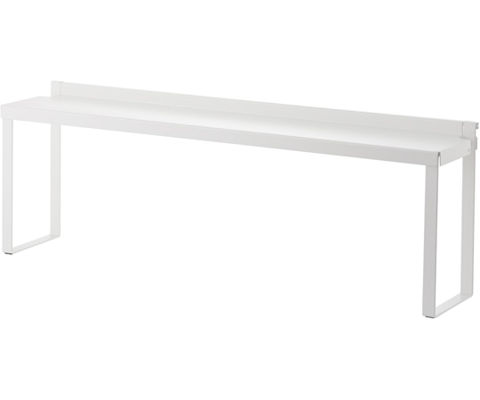 山崎実業 コンロ奥隙間ラック プレート ホワイト 3487 1個（ご注文単位1個）【直送品】