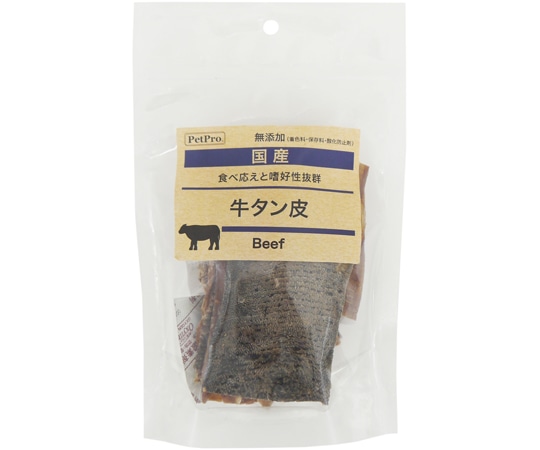 ペットプロジャパン ペットプロ 国産おやつ 無添加 牛タン皮40g  1個（ご注文単位1個）【直送品】