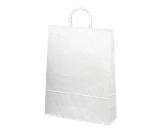 ササガワ 手提げ袋 白無地 320×110×420mm 50枚入 50-5300 1包（ご注文単位1包）【直送品】