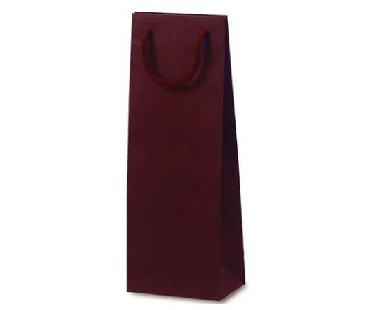 ベルベ 紙袋 手提袋 T-W カラークラフト ワイン 100枚 1020 1ケース（ご注文単位1ケース）【直送品】
