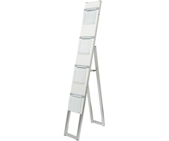 常磐精工 イージーリンクスタンド看板 パンフレットケース 4段 片面 ELSK-4PC 1個（ご注文単位1個）【直送品】