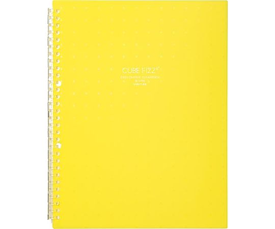 LIHITLAB イージーチェンジ・クリヤーブック イエロー N6482-5 1冊(ご注文単位1冊)【直送品】