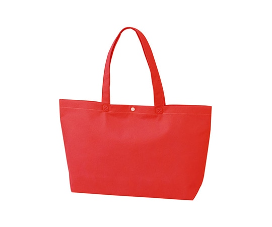 アズワン 不織布バッグ 船底ホック付きA4横 赤 1箱(100枚入) LC0529AL00 1箱(ご注文単位1箱)【直送品】