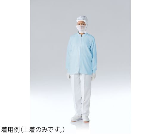 東洋リントフリー 異物混入対策上着 青 5L JK274C-02 5L 1枚 (ご注文単位1枚)【直送品】