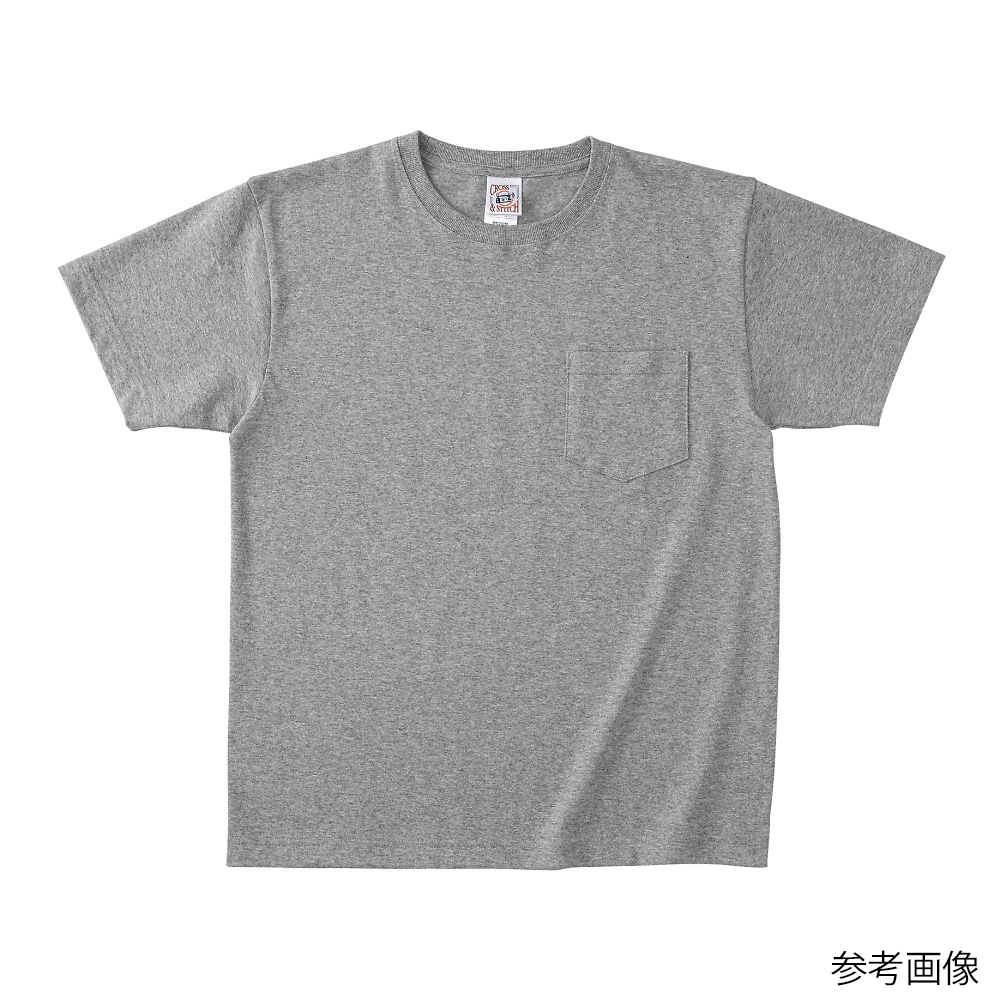 フェリック オープンエンド マックスウェイトポケットTシャツ ヘザーグレー L OE1117-HGY-L 1枚（ご注文単位1枚）【直送品】