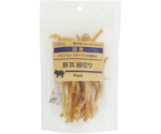 ペットプロジャパン ペットプロ 国産おやつ 無添加 豚耳細切り 55g  1個（ご注文単位1個）【直送品】