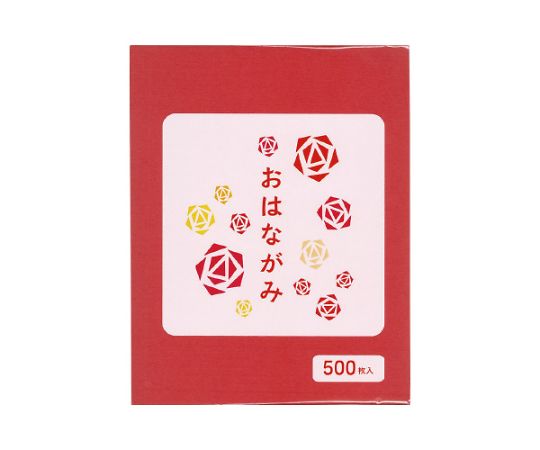 エヒメ紙工 お花紙 赤 500枚 EOH-R500 1袋（ご注文単位1袋）【直送品】
