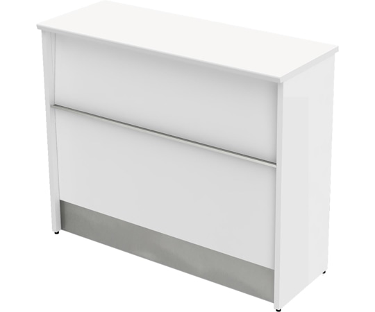 Y2K ハイカウンター スチール1245 ホワイト 1個(ご注文単位1個)【直送品】