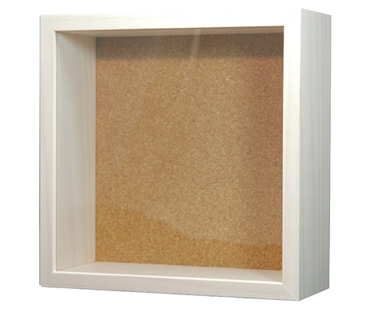 万丈 キューブフレーム ホワイト CF-70-2222-WH 1個(ご注文単位1個)【直送品】