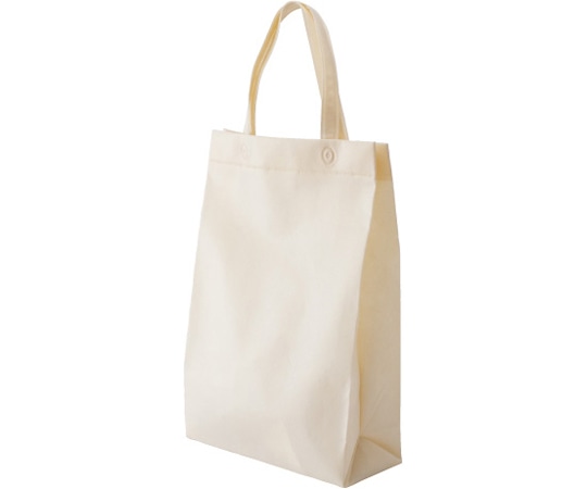 三和 不織布マチ付バッグ(大) 50枚入 アイボリー SW4532-2 1箱（ご注文単位1箱）【直送品】