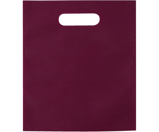 三和 不織布ミニ小判抜きバッグ 200枚入 ワインレッド SW2530-35 1箱（ご注文単位1箱）【直送品】