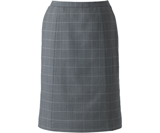 カーシーカシマ ENJOY スカート AIR CHIDORI WINDOWPANE グレー 17号 EAS528 1枚（ご注文単位1枚）【直送品】