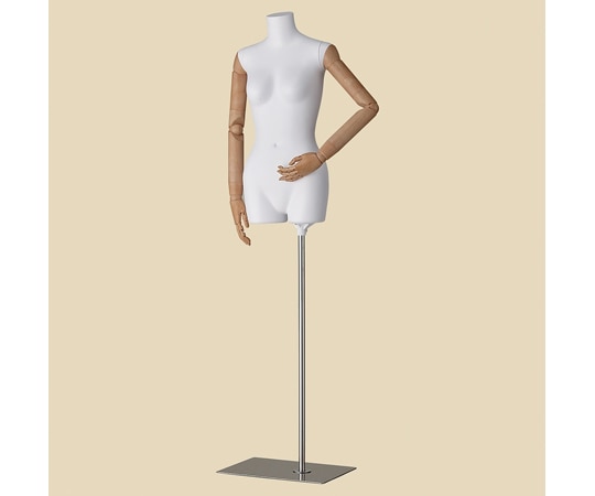 アズワン 婦人腕付きトルソー 9号 61-810-46-1 1個(ご注文単位1個)【直送品】