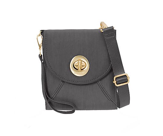 baggallini アテネクロスボディ ウォレット チャコール ZWL114 1個(ご注文単位1個)【直送品】