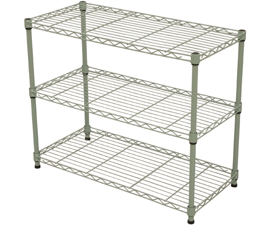 エイ・アイ・エス 19φスチールラックセット グリーン NS7535-1GR 1個(ご注文単位1個)【直送品】