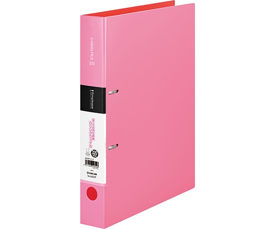 キングジム シンプリーズ Dリングファイル ピンク 652SP 1冊(ご注文単位1冊)【直送品】