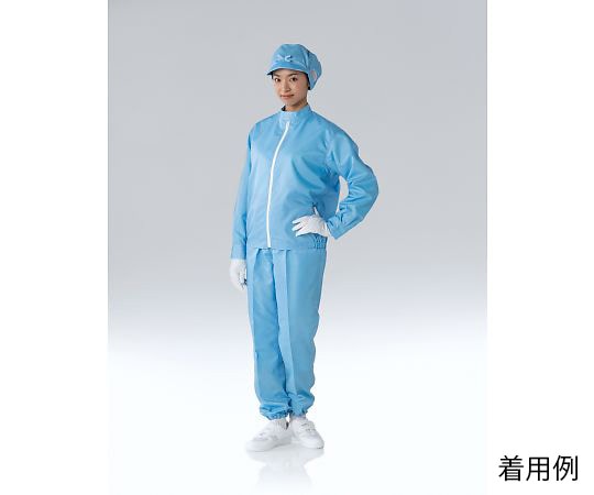 東洋リントフリー クリーンルーム用上着 青 5L FD201C-02 5L 1枚 (ご注文単位1枚)【直送品】