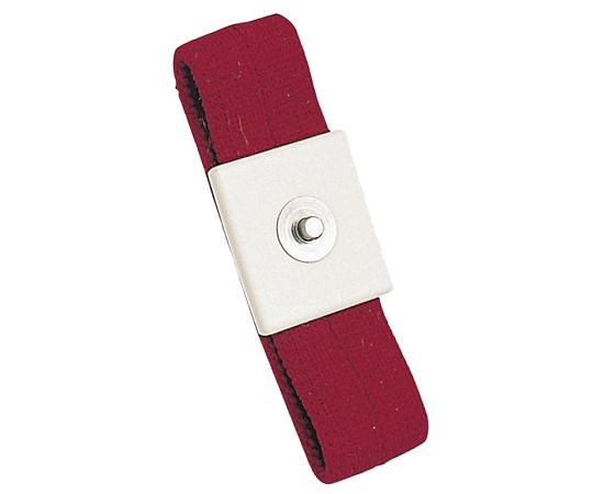 DESCO リストバンド 赤 Mサイズ 10個入り 2302 1セット (ご注文単位1セット)【直送品】