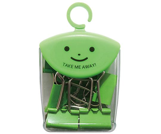 ミツヤ ダブルクリップ19mm ポップGR 8個×5箱入 TM-71-PG 1ケース（ご注文単位1ケース）【直送品】