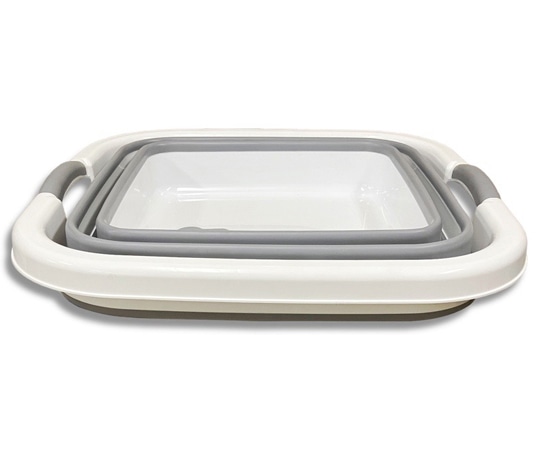 インダストリーコーワ 折り畳みバケツ 角 No.36015 1個(ご注文単位1個)【直送品】