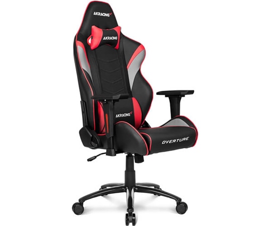 AKRacing ゲーミングチェア Overture Gaming Chair レッド AKR-OVERTURE-RED 1脚(ご注文単位1脚)【直送品】