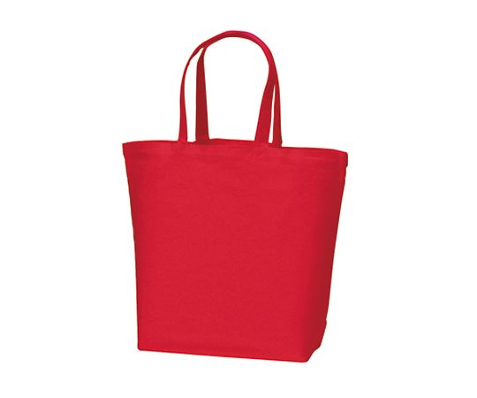 LIFEMAX キャンバストート(L) レッド F MA9007-53 F 1袋(ご注文単位1袋)【直送品】