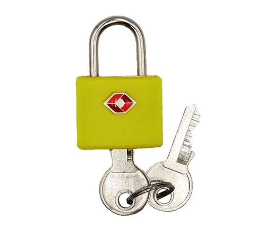 ロジック TSA南京錠 カギ式 グリーン LG-PLK-TSA-KY-GR 1個(ご注文単位1個)【直送品】