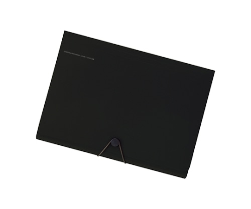 LIHITLAB SMART FIT キャリングドキュメント 24ブラック A-7589 A7589-24 1冊(ご注文単位1冊)【直送品】