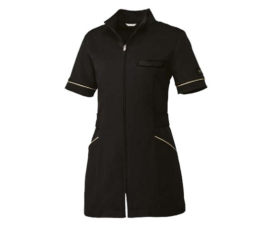 MICHEL KLEIN(ミッシェルクラン) チュニック ブラック SS ストレッチラチネ 袖丈19cm MK-0023 1着（ご注文単位1着）【直送品】