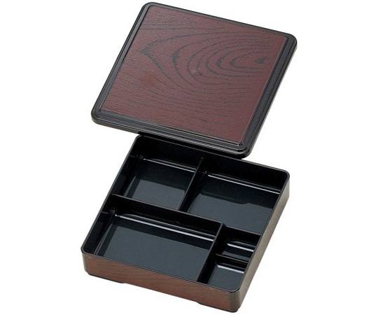 Daiwa 7寸角幕の内(ABS)本体 蓋セット 欅木目 No.16 1個(ご注文単位1個)【直送品】