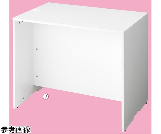 アズワン 木製ローカウンター H70cm W140cm ホワイト 61-427-40-2 1台（ご注文単位1台）【直送品】