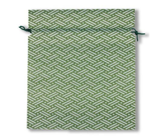 三和 不織布巾着檜垣柄 ハーブ 1箱(1000枚入) SW2528HIGA-HV 1箱(ご注文単位1箱)【直送品】