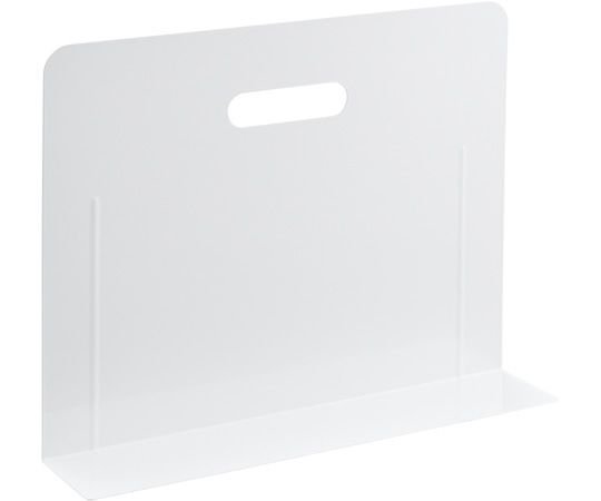 LIHITLAB ブックエンド・スーパーワイドタイプ(マグネット付) 白 A7353-0 1枚(ご注文単位1枚)【直送品】