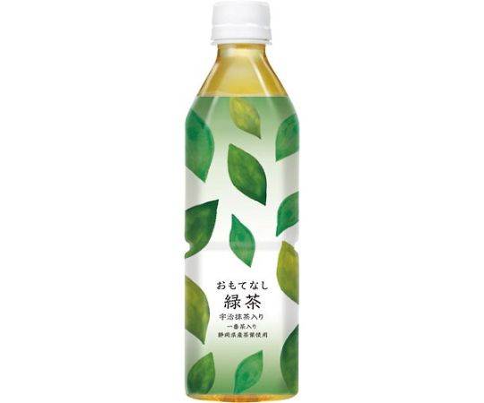 おもてなし用緑茶宇治抹茶入り500mL 24本 3735-4459 1ケース※軽（ご注文単位1ケース）【直送品】