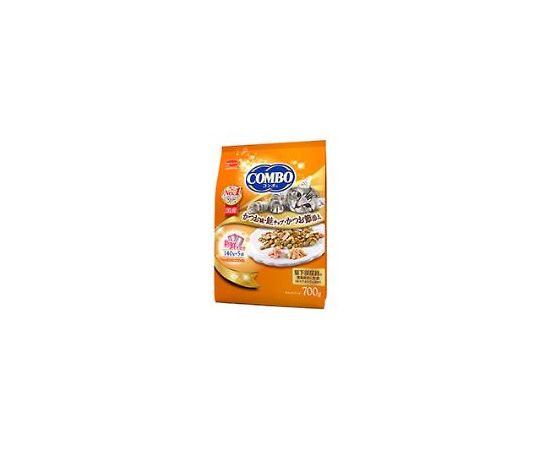 日本ペットフード コンボ キャット かつお味・鮭チップ・かつお節添え700g  1袋（ご注文単位1袋）【直送品】