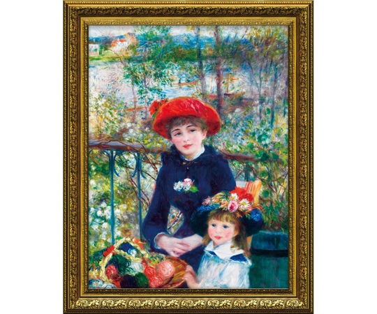 ユーパワー ミュージアムアートシリーズ ルノワール｢ふたりの姉妹｣ MW-14020 1個（ご注文単位1個）【直送品】