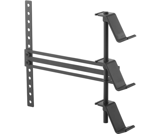 山崎実業 テレビ裏 ゲームコントローラー収納ラック スマート ブラック 5091 1個（ご注文単位1個）【直送品】