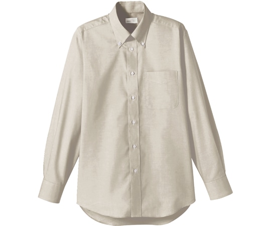 ボンマックス オックスフォード長袖シャツ FB4510U ベージュ 4L 1枚(ご注文単位1枚)【直送品】
