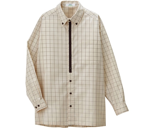 カーシーカシマ CAREAN 長袖シャツ VARIETY SHIRT ベージュ系 3L CWY003 1枚(ご注文単位1枚)【直送品】