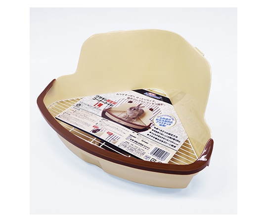 ドギーマンハヤシ ウサギの固定式コーナートイレ L  1個（ご注文単位1個）【直送品】