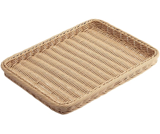 アズワン PP製バスケット ナチュラル H3cm 61-778-53-1 1個（ご注文単位1個）【直送品】