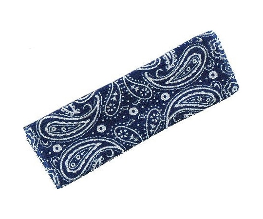 おたふく手袋 ペイズリーネイビー プリントタオル 2290PK 1個（ご注文単位1個）【直送品】