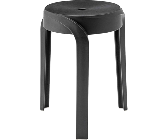 東谷 スツール ブラック PC-860BK 1個（ご注文単位1個）【直送品】