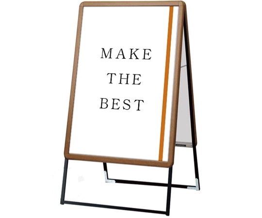常磐精工 ポスターグリップスタンド看板 屋外用 B1 両面 木目 PGSK-B1RM-G 1台（ご注文単位1台）【直送品】