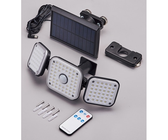 日本緑十字社 ソーラーセンサーライト 広範囲照射タイプ センサーライト-797 130×95×265mm 352137 1台(ご注文単位1台)【直送品】