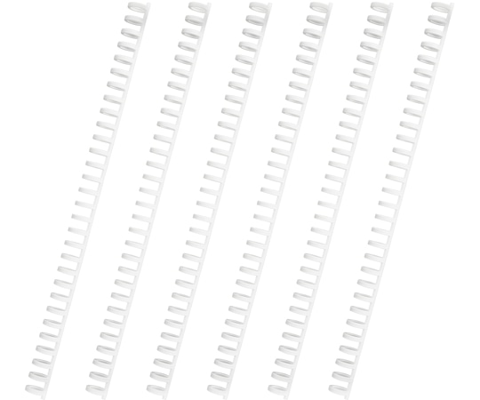 カール ルーズリング 10mm ホワイト 6本入 LR-10-W 1袋(ご注文単位1袋)【直送品】