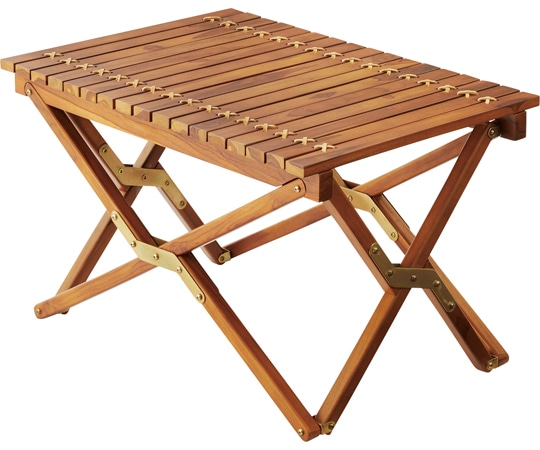 東谷 ロールトップテーブル ブラウン TTF-929 1個（ご注文単位1個）【直送品】