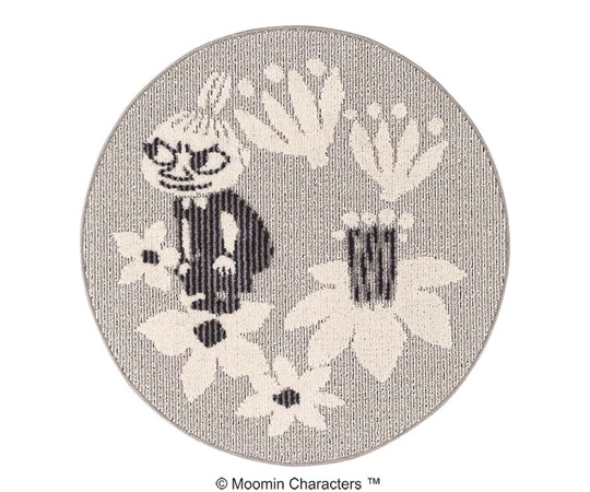 スミノエ MOOMIN ラグ コバナ 90cm円形 ミイ 13473174 1枚（ご注文単位1枚）【直送品】